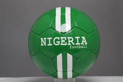 Nigeria stripes all green football