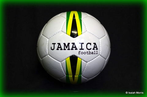Jamaica stripes football